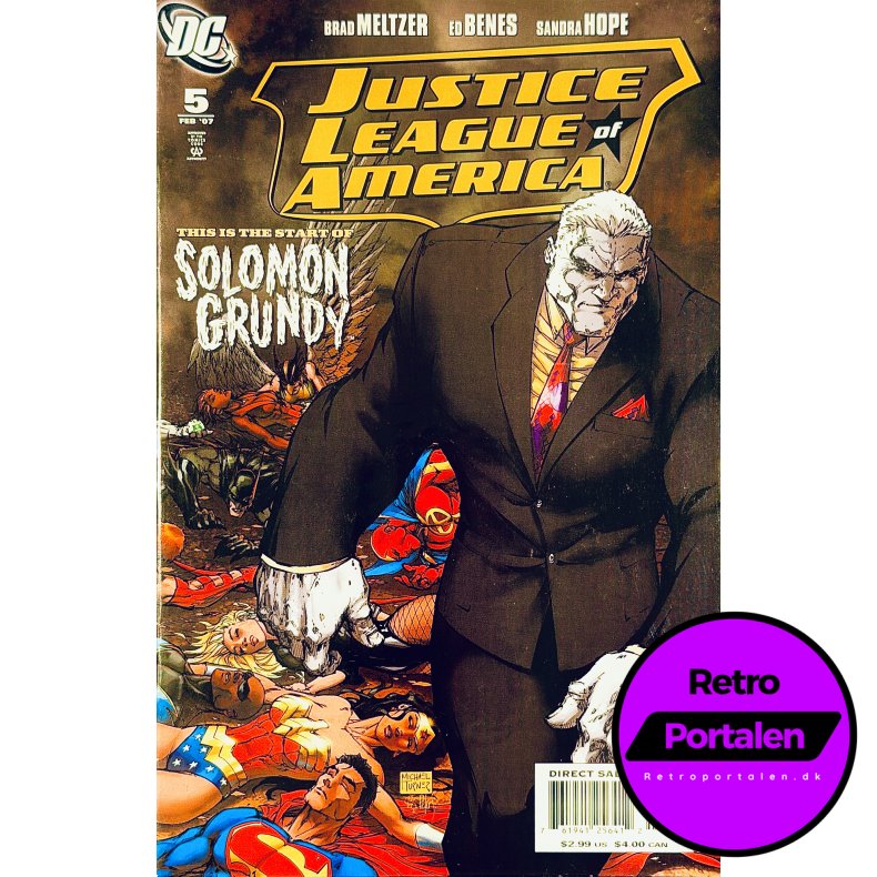 Justice League Of America Nr. 5 Feb 2007 (Engelsk - DC Comics Tegneserie)