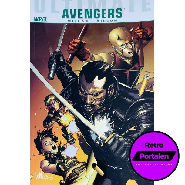 Ultimate Comics Avengers: Blade Vs. The Avengers (Miller/Dillon) (Engelsk) (Marvel) (Tegneserie)