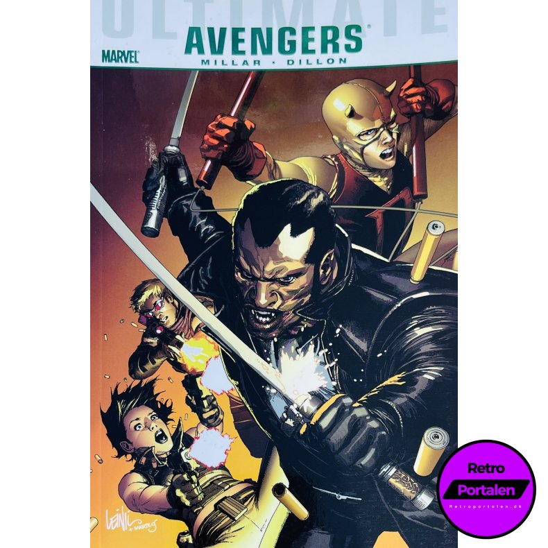 Ultimate Comics Avengers: Blade Vs. The Avengers (Miller/Dillon) (Engelsk) (Marvel) (Tegneserie)