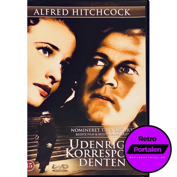 Udenrigskorrespondenten (Foreign Correspondent( (Alfred Hitchcock) (DVD)