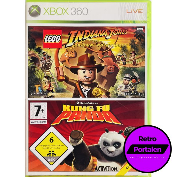 LEGO Indiana Jones + Kung Fu Panda (Xbox 360)