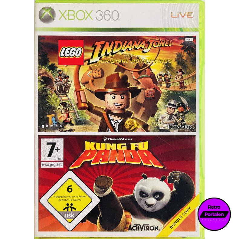 LEGO Indiana Jones + Kung Fu Panda (Xbox 360)