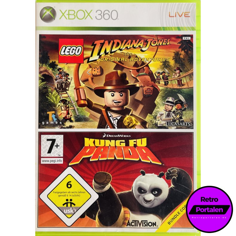 LEGO Indiana Jones + Kung Fu Panda (Xbox 360)