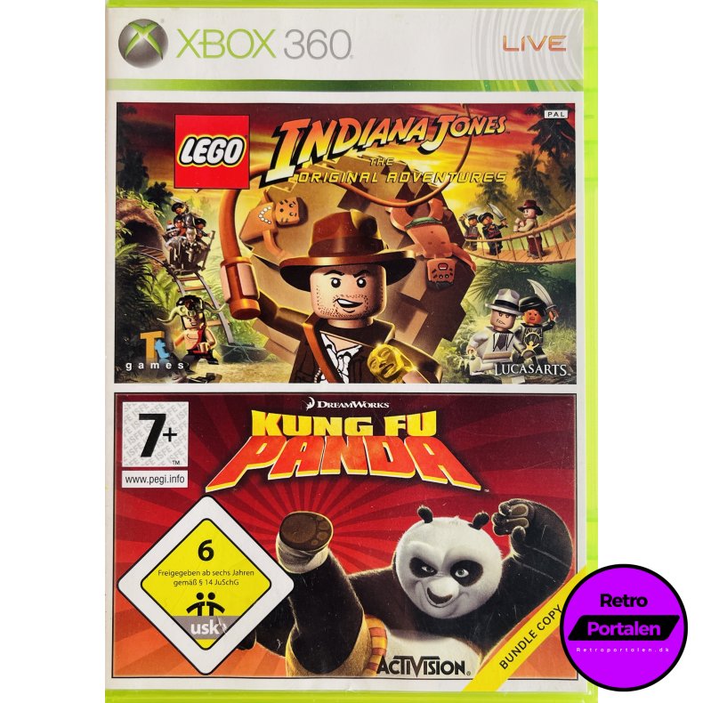 LEGO Indiana Jones + Kung Fu Panda (Xbox 360)