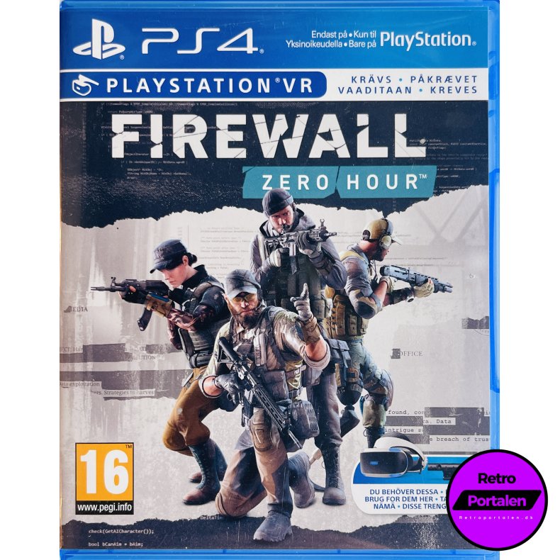 Firewall Zero Hour (Krver Playstation VR) (PS4)