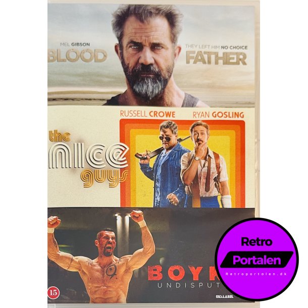 Blood Father / The Nice Guys / Boyka Undisputed (3 Disc) (DVD)
