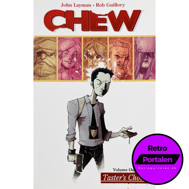 Chew Vol. 1: Tasters Choice (John Layman / Rob Guillory) (Engelsk) (Image Comics) (Tegneserie)