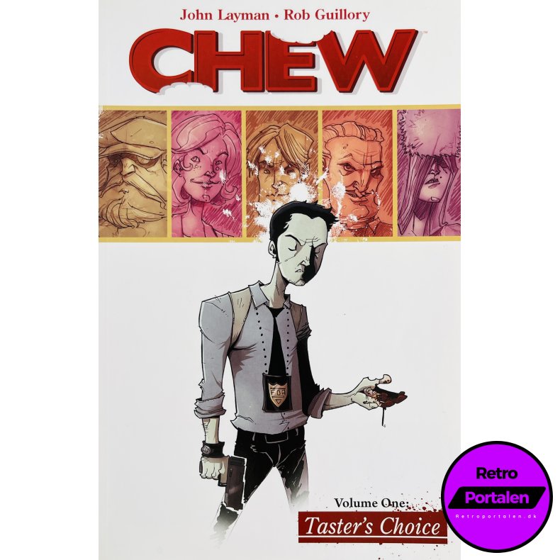 Chew Vol. 1: Tasters Choice (John Layman / Rob Guillory) (Engelsk) (Image Comics) (Tegneserie)