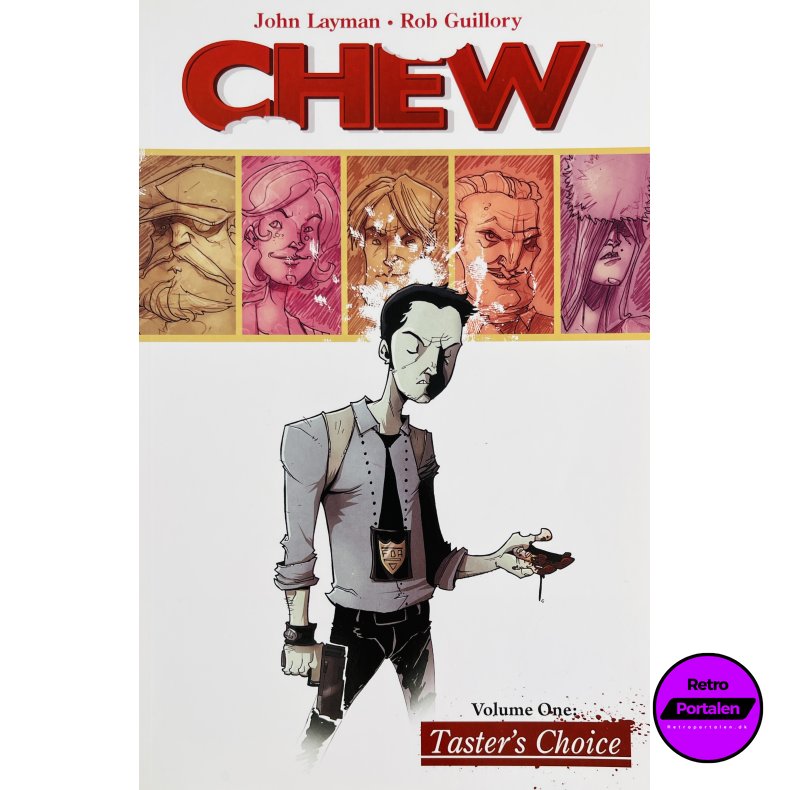 Chew Vol. 1: Tasters Choice (John Layman / Rob Guillory) (Engelsk) (Image Comics) (Tegneserie)
