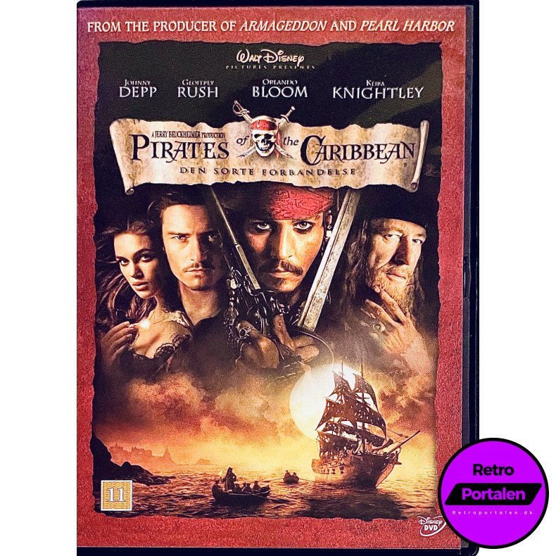 Pirates Of The Caribbean: Den Sorte Forbandelse (DVD)