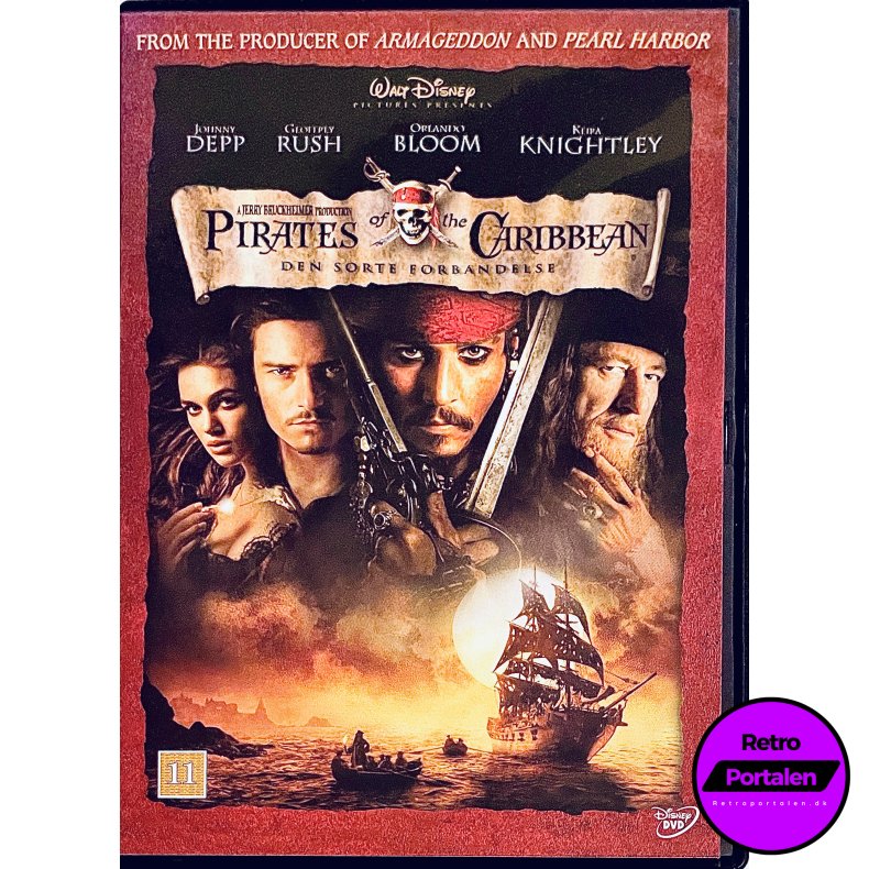 Pirates Of The Caribbean: Den Sorte Forbandelse (DVD)