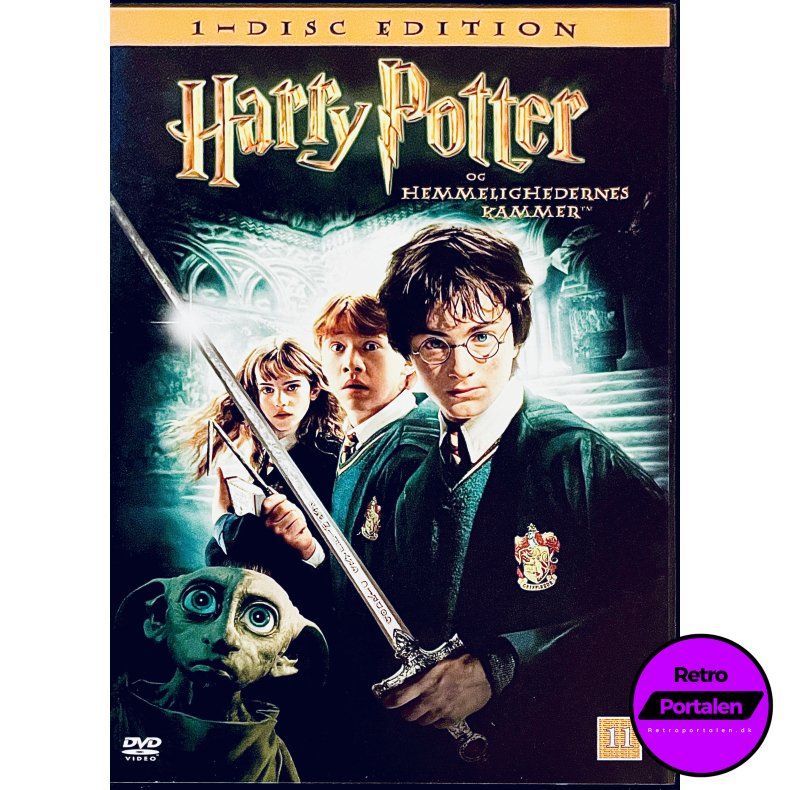 Harry Potter Og Hemmelighedernes Kammer (DVD)