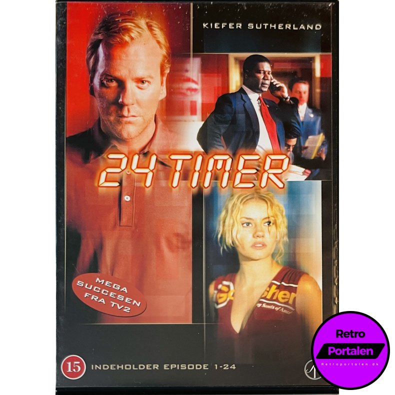 24 Timer (Indeholder Episode 1 - 24) (6 Disc) (DVD)