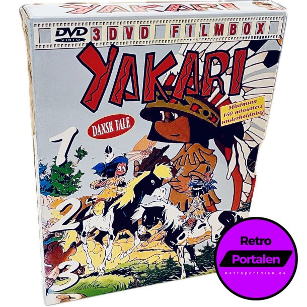 Yakari (3 DVD Filmbox) (Bemrk: Pap Cover Solskadet P Ryggen &amp; Top) (DVD)