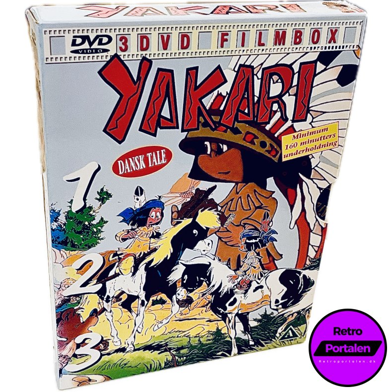 Yakari (3 DVD Filmbox) (Bem�rk: Pap Cover Solskadet P� Ryggen &amp; Top) (DVD)