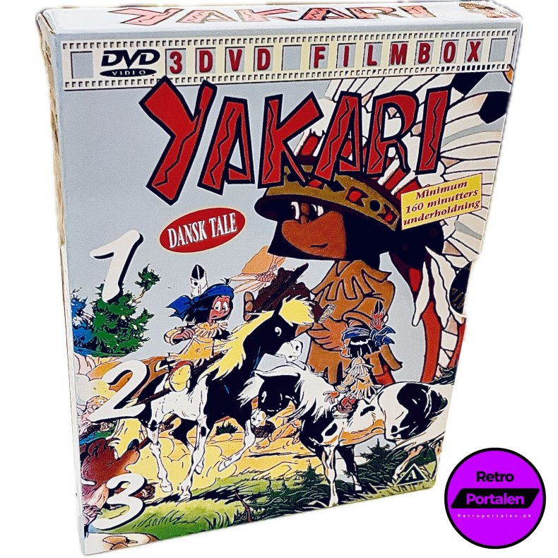Yakari (3 DVD Filmbox) (Bemrk: Pap Cover Solskadet P Ryggen &amp; Top) (DVD)