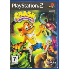 Crash Mind Over Mutant (fransk cover/manual) (Engelsk spil) (PS2)
