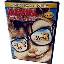 Alvin Og De Frkke Jordegern 1, 2 &amp; 3 (Indeholder Alle 3 Film) (DVD)