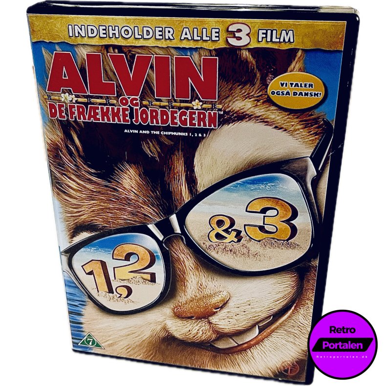 Alvin Og De Frkke Jordegern 1, 2 &amp; 3 (Indeholder Alle 3 Film) (DVD)
