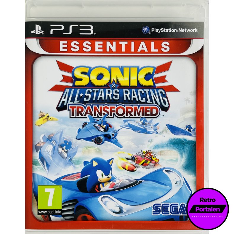 Sonic &amp; Sega All-Stars Racing Transformed (Essentials) (PS3)