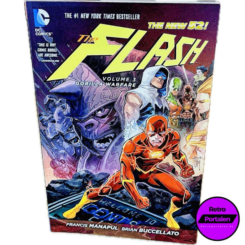 The Flash: Gorilla Warfare Nr. 3 (Francis Manapul) (Engelsk) (DC Comics) (Tegneserie)