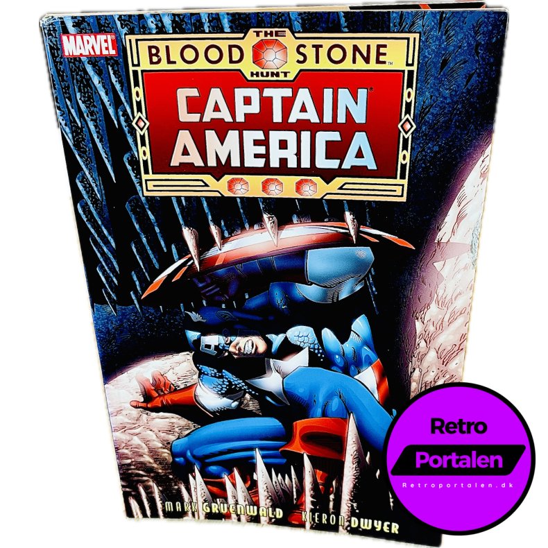 Captain America: The Bloodstone Hunt (Gruenwald / Dwyer) (Engelsk) (Marvel) (Tegneserie)
