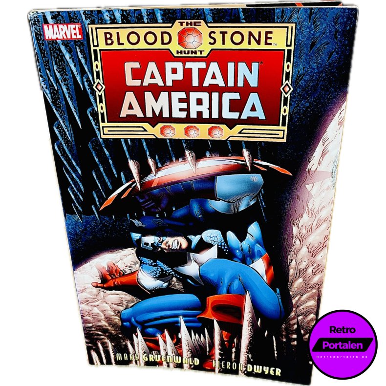 Captain America: The Bloodstone Hunt (Gruenwald / Dwyer) (Engelsk) (Marvel) (Tegneserie)