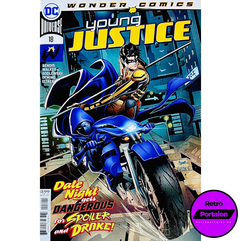 Young Justice Nr. 18 (Wonder Comics) (Bendis) (Engelsk) (DC Comics) (Tegneserie)