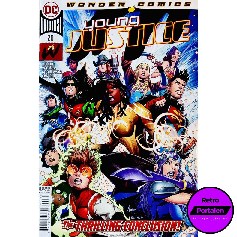 Young Justice Nr. 20 (Wonder Comics) (Bendis) (Engelsk) (DC Comics) (Tegneserie)
