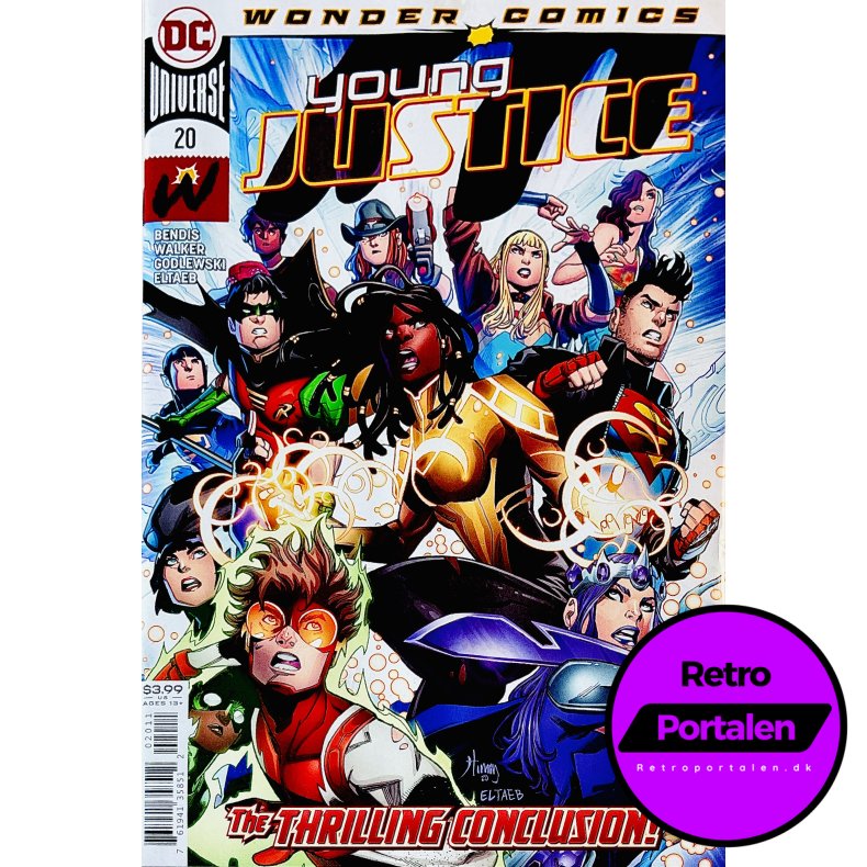 Young Justice Nr. 20 (Wonder Comics) (Bendis) (Engelsk) (DC Comics) (Tegneserie)