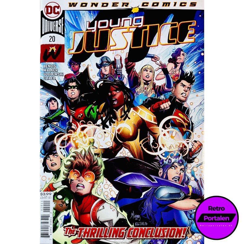 Young Justice Nr. 20 (Wonder Comics) (Bendis) (Engelsk) (DC Comics) (Tegneserie)