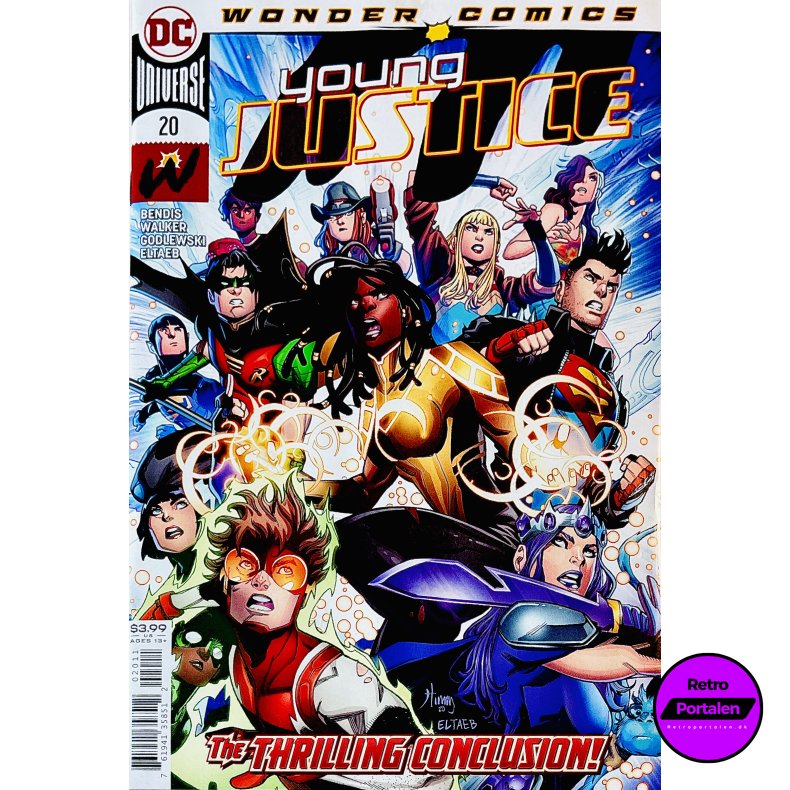 Young Justice Nr. 20 (Wonder Comics) (Bendis) (Engelsk) (DC Comics) (Tegneserie)