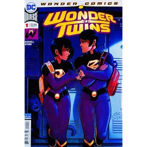 Wonder Twins Nr. 1 (Wonder Comics) (Russell / Byrne) (Engelsk) (DC Comics) (Tegneserie)