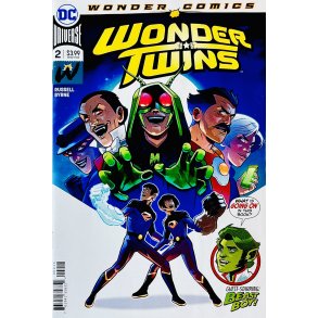 Wonder Twins Nr. 2 (Wonder Comics) (Russell / Byrne) (Engelsk) (DC Comics) (Tegneserie)