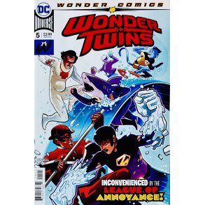Wonder Twins Nr. 5 (Wonder Comics) (Russell / Byrne) (Engelsk) (DC Comics) (Tegneserie)