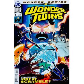 Wonder Twins Nr. 6 (Wonder Comics) (Russell / Byrne) (Engelsk) (DC Comics) (Tegneserie)