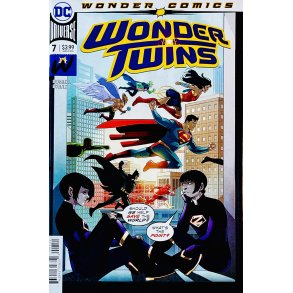 Wonder Twins Nr. 7 (Wonder Comics) (Russell / Byrne) (Engelsk) (DC Comics) (Tegneserie)