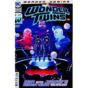 Wonder Twins Nr. 9 (Wonder Comics) (Russell / Byrne) (Engelsk) (DC Comics) (Tegneserie)