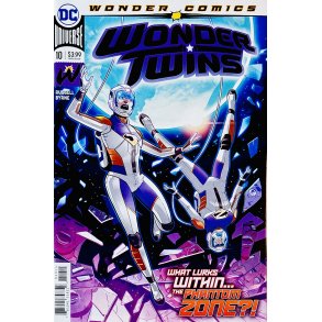 Wonder Twins Nr. 10 (Wonder Comics) (Russell / Byrne) (Engelsk) (DC Comics) (Tegneserie)