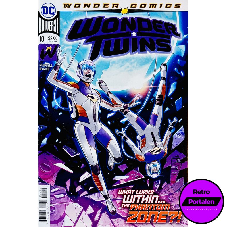 Wonder Twins Nr. 10 (Wonder Comics) (Russell / Byrne) (Engelsk) (DC Comics) (Tegneserie)