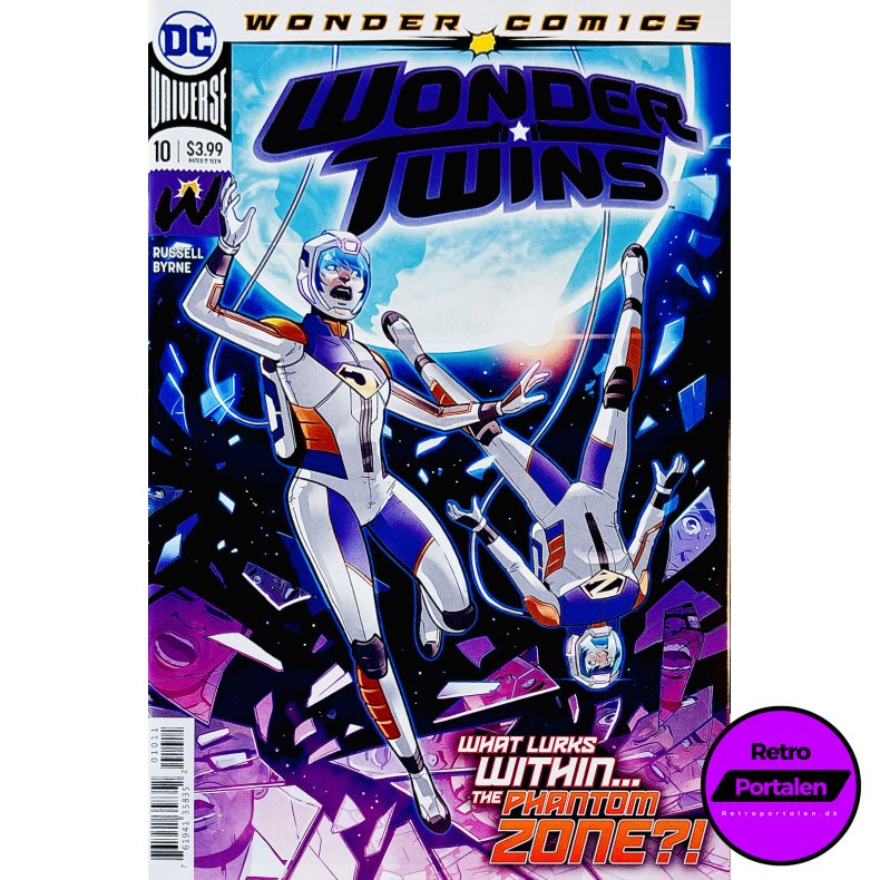 Wonder Twins Nr. 10 (Wonder Comics) (Russell / Byrne) (Engelsk) (DC Comics) (Tegneserie)
