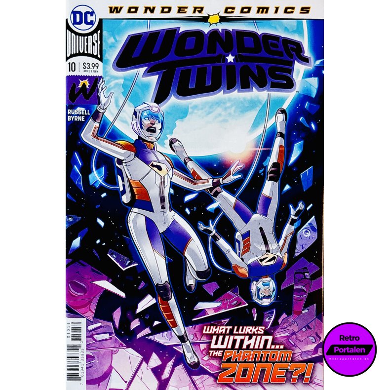 Wonder Twins Nr. 10 (Wonder Comics) (Russell / Byrne) (Engelsk) (DC Comics) (Tegneserie)
