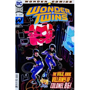 Wonder Twins Nr. 11 (Wonder Comics) (Russell / Byrne) (Engelsk) (DC Comics) (Tegneserie)
