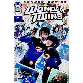 Wonder Twins Nr. 12 (Wonder Comics) (Russell / Byrne) (Engelsk) (DC Comics) (Tegneserie)