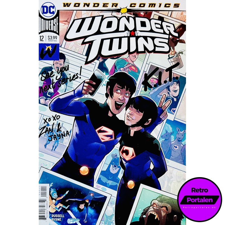 Wonder Twins Nr. 12 (Wonder Comics) (Russell / Byrne) (Engelsk) (DC Comics) (Tegneserie)