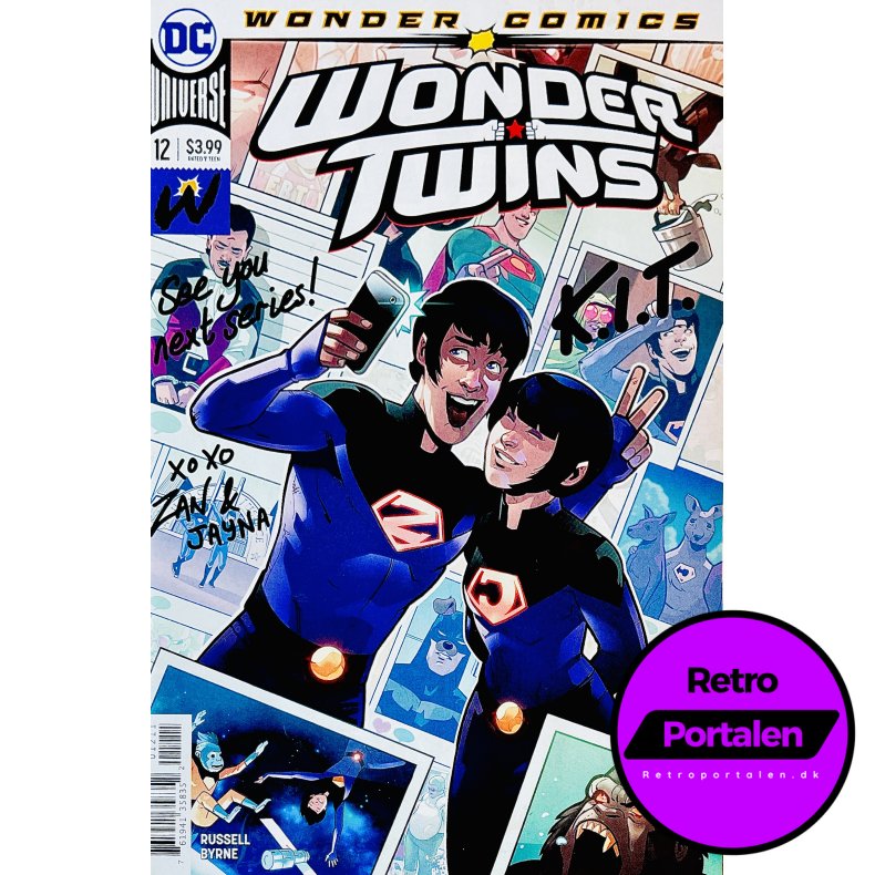 Wonder Twins Nr. 12 (Wonder Comics) (Russell / Byrne) (Engelsk) (DC Comics) (Tegneserie)
