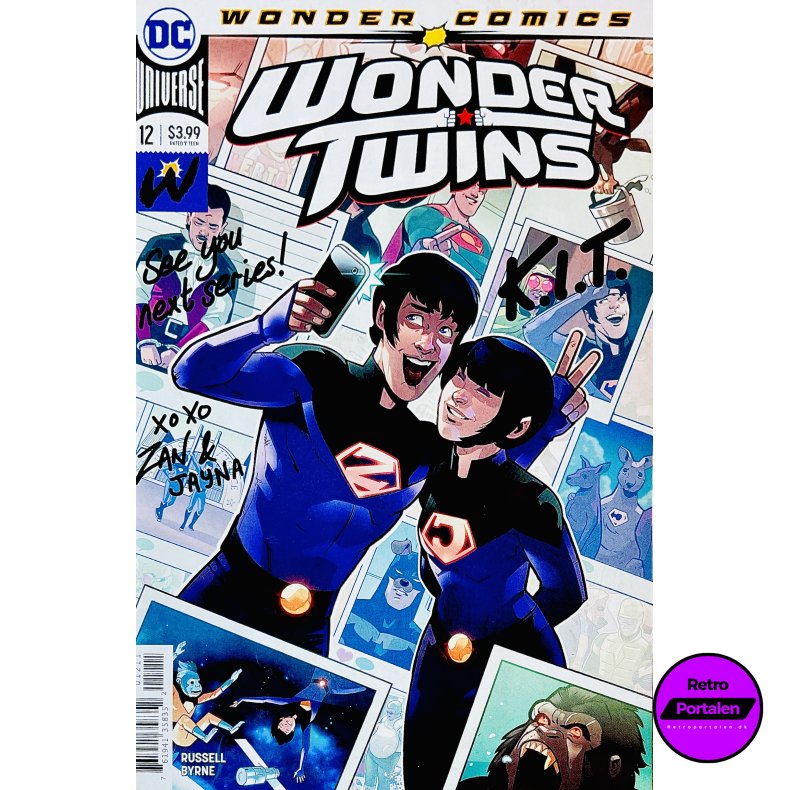 Wonder Twins Nr. 12 (Wonder Comics) (Russell / Byrne) (Engelsk) (DC Comics) (Tegneserie)