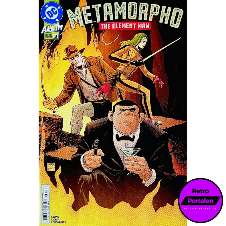 Metamorpho: The Element Man Nr. 3 (Ewing / Lieber / Loughridge) (Engelsk) (DC Comics) (Tegneserie)