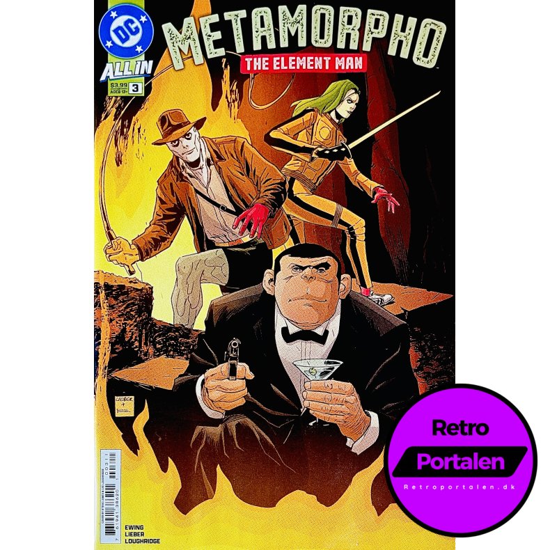 Metamorpho: The Element Man Nr. 3 (Ewing / Lieber / Loughridge) (Engelsk) (DC Comics) (Tegneserie)