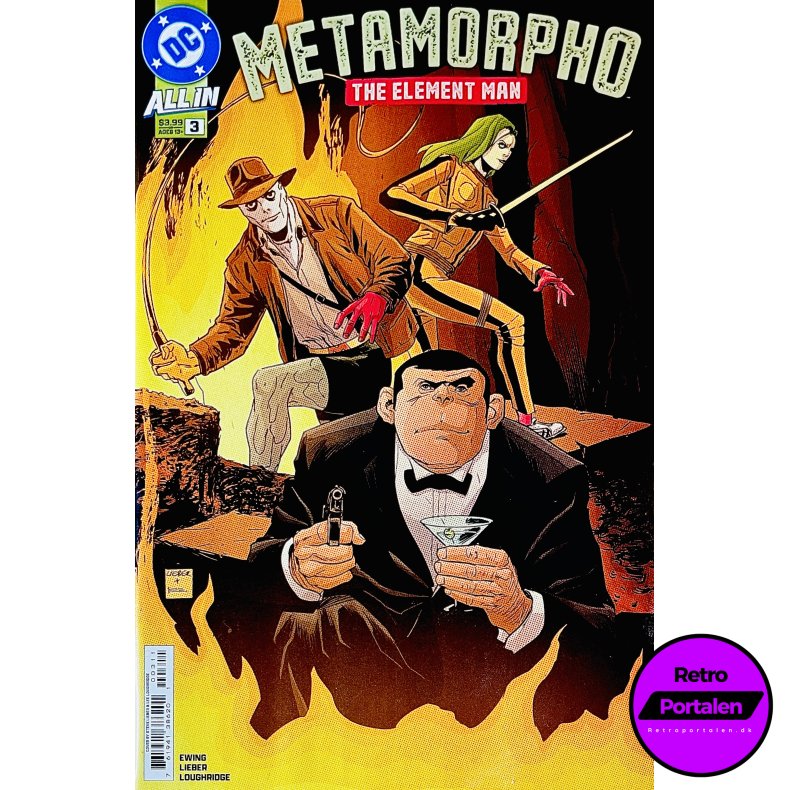 Metamorpho: The Element Man Nr. 3 (Ewing / Lieber / Loughridge) (Engelsk) (DC Comics) (Tegneserie)